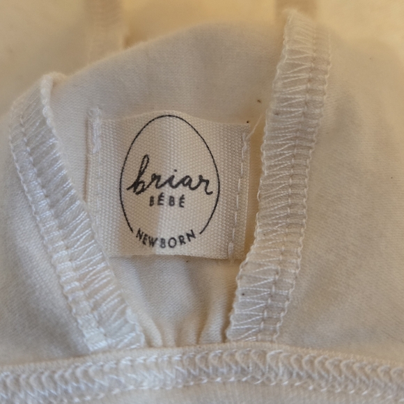 Briar Bebe Ivory Knit Baby Bonnet Size Newborn - Picture 3 of 3